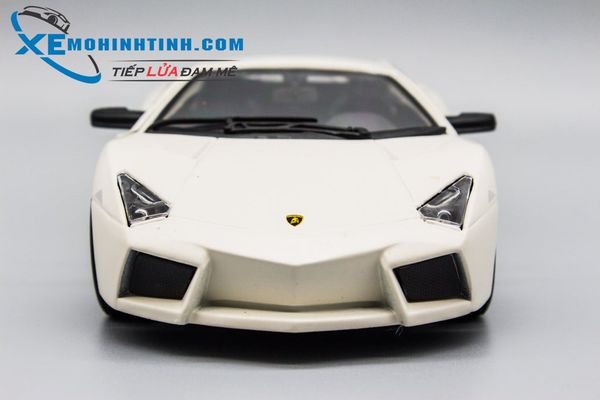 Xe Mô Hình Lamborghini Reventon 1:24 Bburago (Trắng)