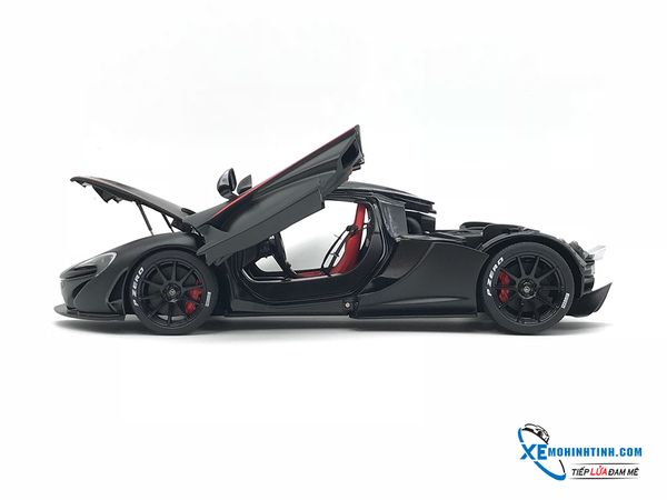 MH MCLAREN P1 1:18 AUTOART (MATT BLACK W: RED ACCENTS)