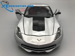 Xe Mô Hình Corvette Stingray 2014 1:24 Maisto (Bạc)