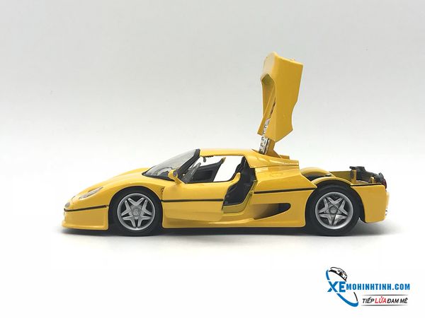 XE MÔ HÌNH FERRARI F50 1:24 BBURAGO (VÀNG)