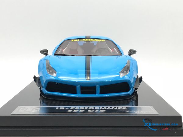 Ferrari 488 LB Walks JEC 1:18 (Xanh)