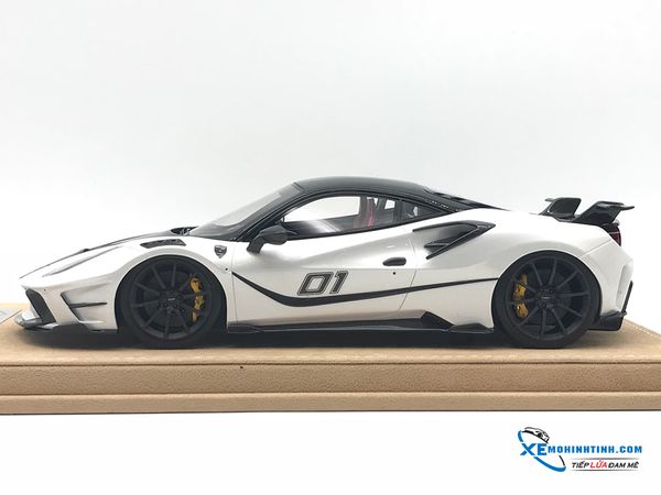 Ferrari 488 4XX Siracusa Mansory JUC 1:18 (Trắng)