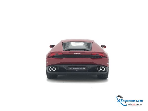 XE MÔ HÌNH LAMBORGHINI HURACAN 1:24 WELLY (ĐỎ)