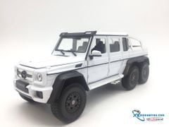 XE MÔ HÌNH MERCEDES-BENZ G63 6X6 1:24 WELLY ( TRẮNG )