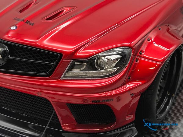 MERCEDES-BENZ C63 LIBERTY WALK ĐỎ - ĐẾ CARBON