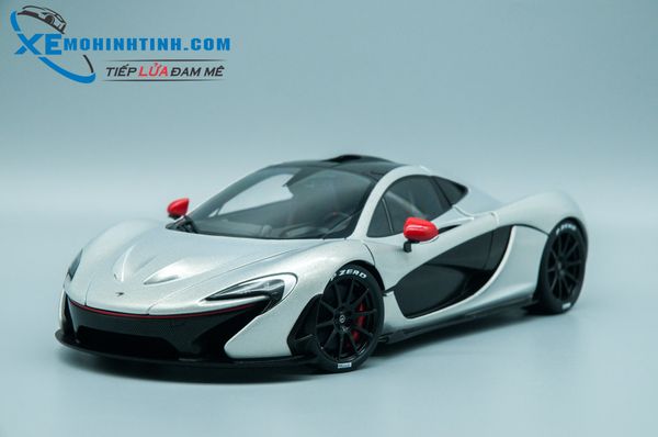 XE MÔ HÌNH McLAREN P1 1:18 AUTOART (BẠC ĐỎ)