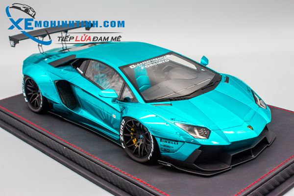 Xe Mô Hình Lamborghini Aventador Lb 1:18 Resin (Xanh)