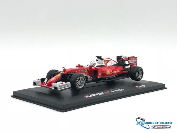 Ferrari 2016 FERRARI F1 SF15-T NO.5 S.VETTEL Bburago 1:32 (Đỏ)