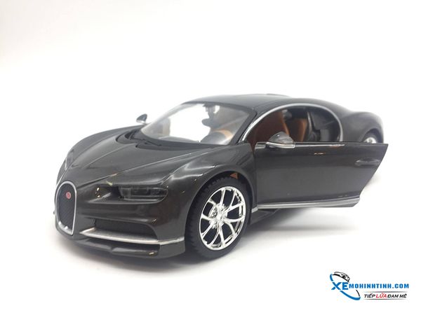 XE MÔ HÌNH BUGATTI CHIRON 1:24 MAISTO (XÁM)