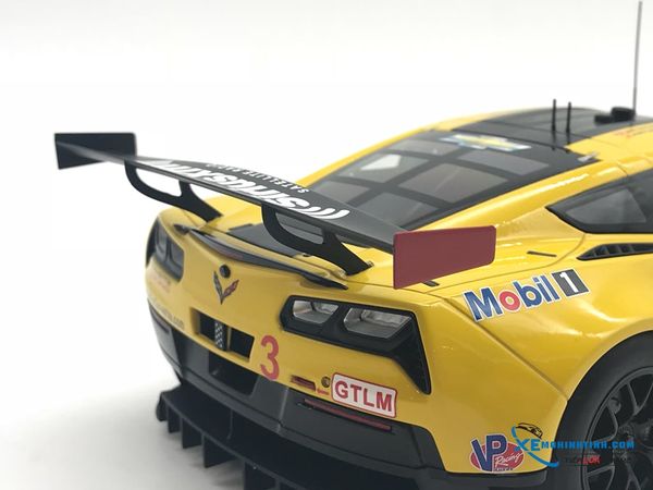 1/18 CHEVROLET CORVETTE C7.R LIME ROCK 2016 2ND PLACE #3