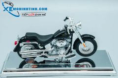 XE MÔ HÌNH HARLEY DAVIDSON FLSTFI Fat Boy 1:18 MAISTO (ĐEN)