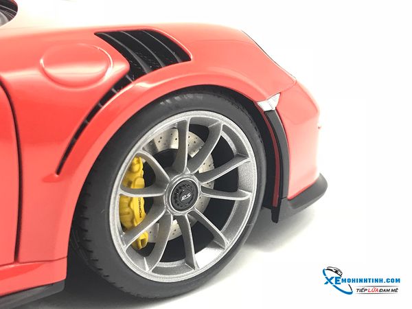 1/18 PORSCHE 911(991) GT3 RS (LAVA ORANGE/DARK GREY WHEELS)