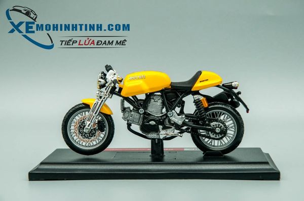 XE MÔ HÌNH DUCATI SPORT 1000 1:18 MAISTO (VÀNG)