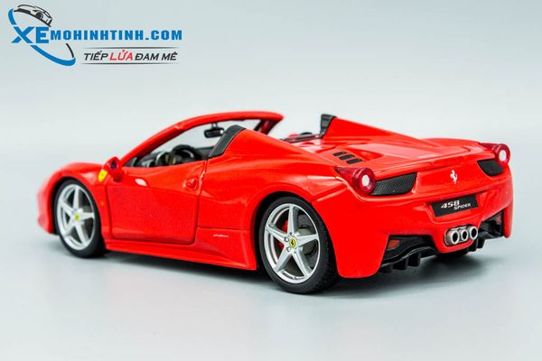 Xe Mô Hình Ferrari 458 Spider 1:24 Bburago (Đỏ)