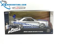 Brian'S Nissan Skyline Gt-R 1:24 (Bạc)