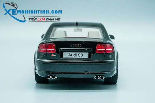 MÔ HÌNH AUDI S8 2008 Phantom Black 1/18