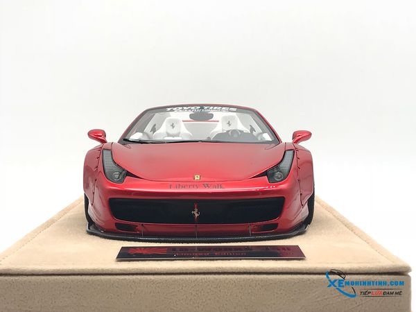 Ferrari 458 LB Roadster Liberty Walk 1:18 (Đỏ)