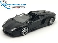 Xe Mô Hình Lamborghini Aventador Lp700-4 Roadster 1:24 Maisto (Đen Nhám)