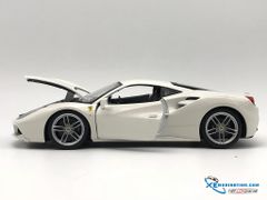 18-16008 MH BBURAGO FERRARI 488 GTB 1:18 (TRẮNG)