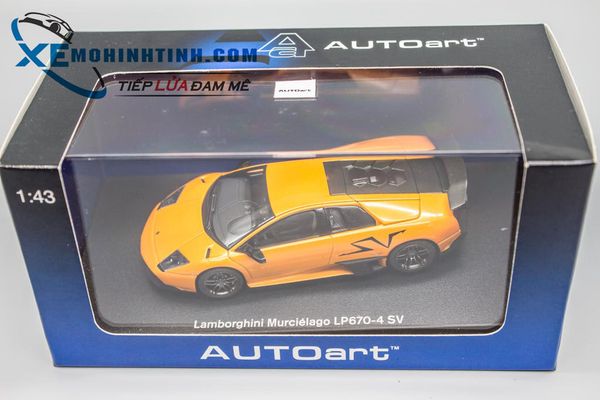 Xe Mô Hình Lamborghini Murcielago Sv 1:43 Autoart (Cam)