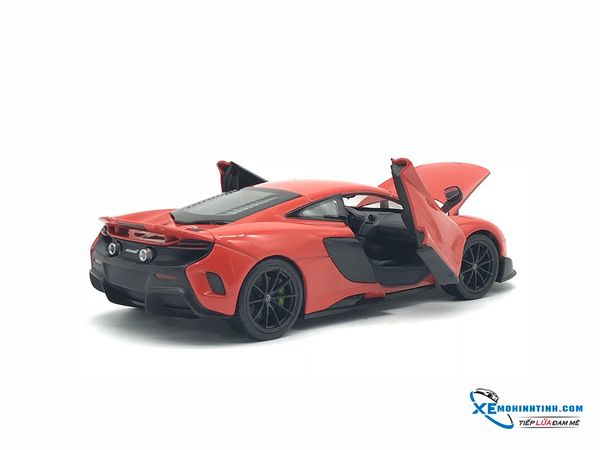 Xe Mô Hình McLaren 675LT 1:24 Welly ( Cam )