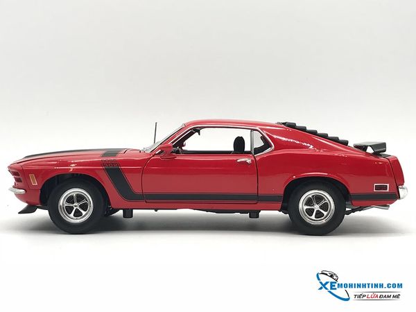 XE MÔ HÌNH FORD MUSTANG 1970 1:18 WELLY (ĐỎ)