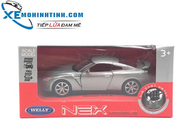 Nissan NISSAN GT-R WELLY 1:36 (Trắng, Xám)