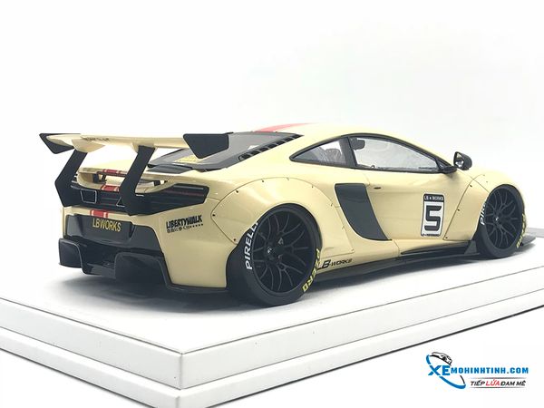 JS01-03 MH J's MODELS 1:18 LB-WORKS Mclaren 650S (BEIGE)