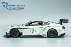 Xe Mô Hình Bentley Continental Gt3 1:24 Bburago (Trắng)