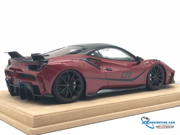 J32-06 MH JUC FERRARI 488 4XX SIRACUSA MANSORY (METALIC RED)