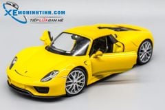 Xe Mô Hình Porsche 918 1:24 Welly ( Vàng )