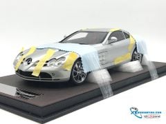 MERCEDES-BENZ SLR 1:18 FRONTIART BẠC FULL OPEN