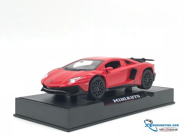 32016 MH MINIAUTO LAMBORGHINI AVENTADOR SV LP750-4 1:32 (HỘP 1C)- Đỏ