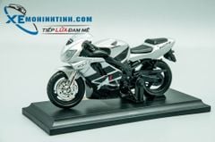 XE MÔ HÌNH HONDA CBR600 F4i 1:18 MAISTO (BẠC)