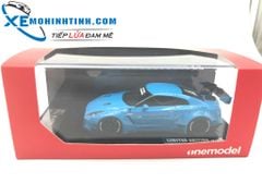 Nissan GTR R35 Liberty Walk 1:43 Onemodel (Xanh)