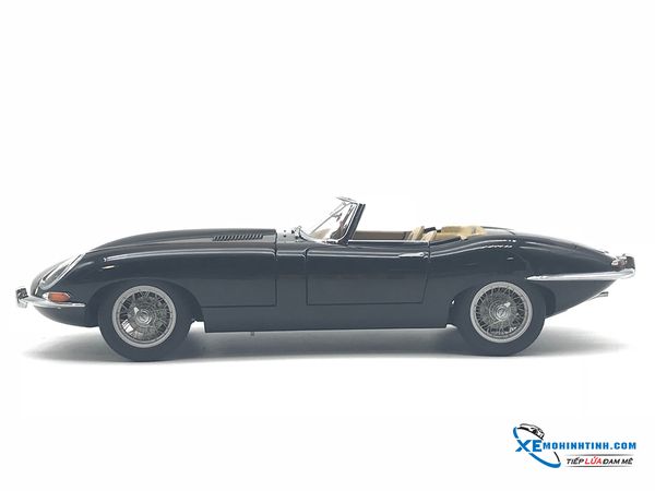 Jaguar E-Type Roadster Series I 3.8 (Black)(With Metal Wire-Spoke Wheels)