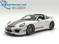 XE MÔ HÌNH PORSCHE 911 TARGA BY TEACART 1:18 GTSPIRIT (TRẮNG)