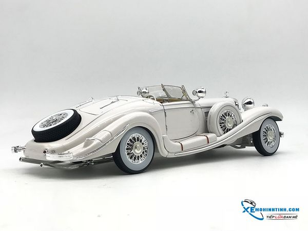 Mercedes-Benz 500K Typ Special Roadster (1936) 1:18 Maisto Trắng