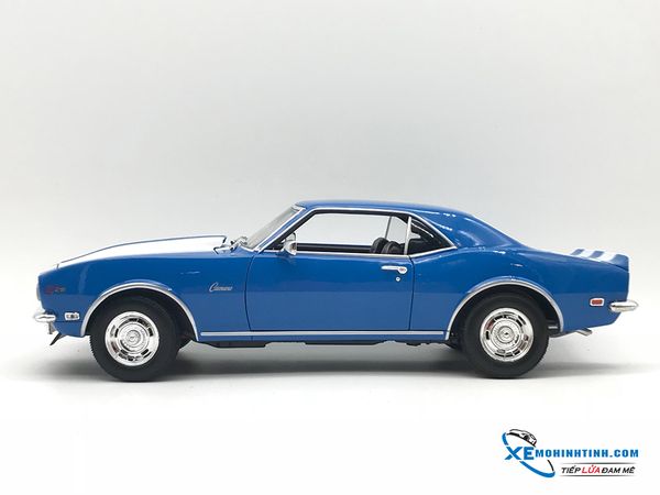 XE MÔ HÌNH CHEVROLET CAMARO Z28 1:18 WELLY (XANH DƯƠNG)