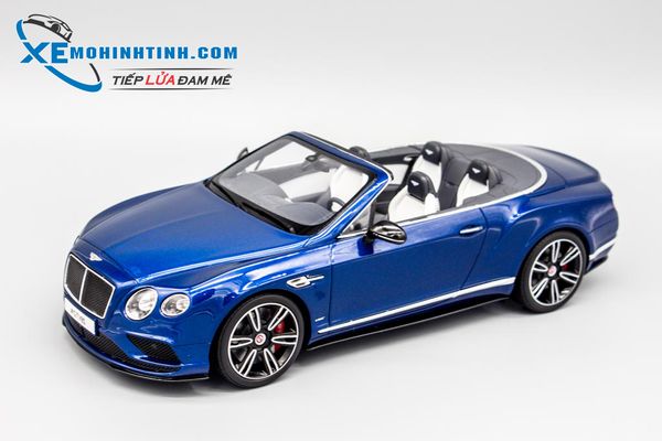 Xe Mô Hình Bentley Continental Gtv8S Cabriolet 1:18 Gtspirit (Xanh)