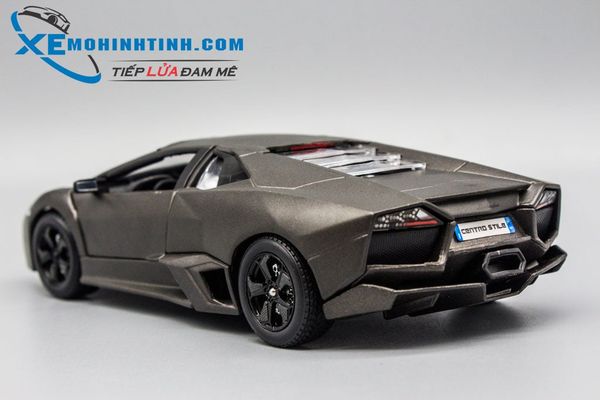 Xe Mô Hình Lamborghini Reventon 1:24 Bburago (Xám)