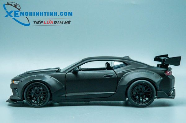 Xe Mô Hình Chevy 2016 Camaro Ss Widebody Gt Wing 1:24 Jada Toys (Đen Nhám)