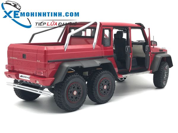 XE MÔ HÌNH MERCEDES-BENZ G63 AMG 6X6 1:18 AUTOART (ĐỎ)