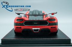 XE MÔ HÌNH KOENIGSEGG ONE:1 1:18 FRONTIART (ĐỎ CAM)