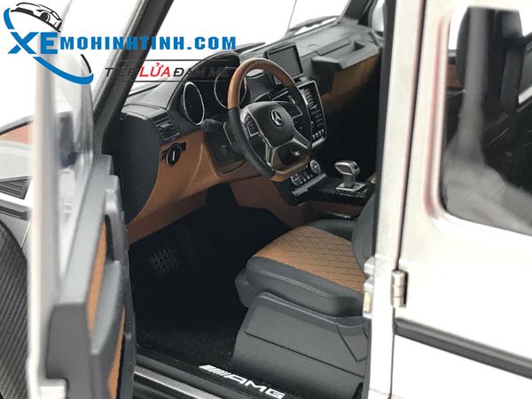 XE MÔ HÌNH MERCEDES BENZ G63 6×6 AMG 1:18 AUTOART (BẠC)