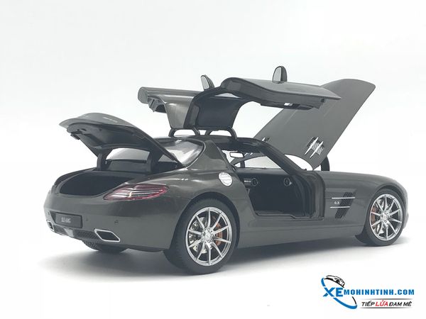 XE MÔ HÌNH MERCEDES-BENZ SLS AMG 1:18 GTAUTOS (NÂU)