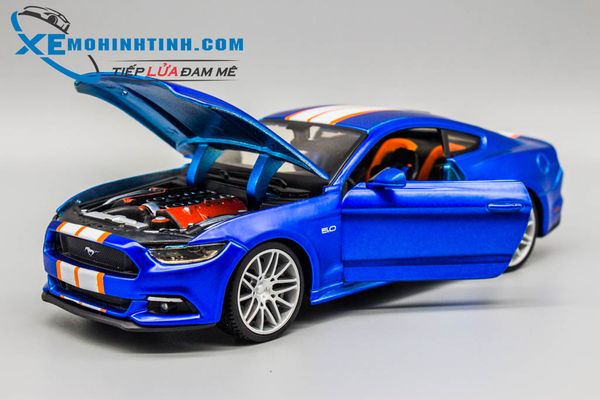 Xe Mô Hình Ford Mustang Gt 1:24 Maisto (Xanh Dương)