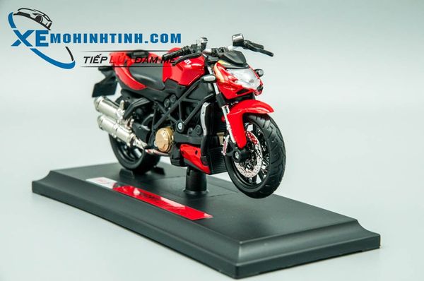 XE MÔ HÌNH DUCATI STREETFIGHTER 1:18 MAISTO (ĐỎ)