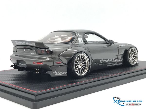 IGNITION MODEL 1:18 ROCKET BUNNY RX-7 (GUN METALLIC)