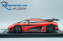 XE MÔ HÌNH KOENIGSEGG ONE:1 1:18 FRONTIART (ĐỎ CAM)